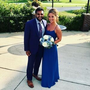 Elegant Blue Evening Gown
